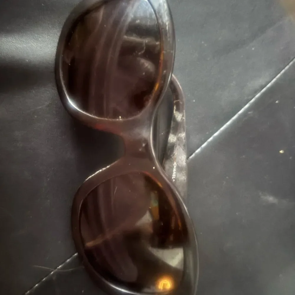 Chanel logo dress glasses vintage gold cc sunglasses accessory eyewear
